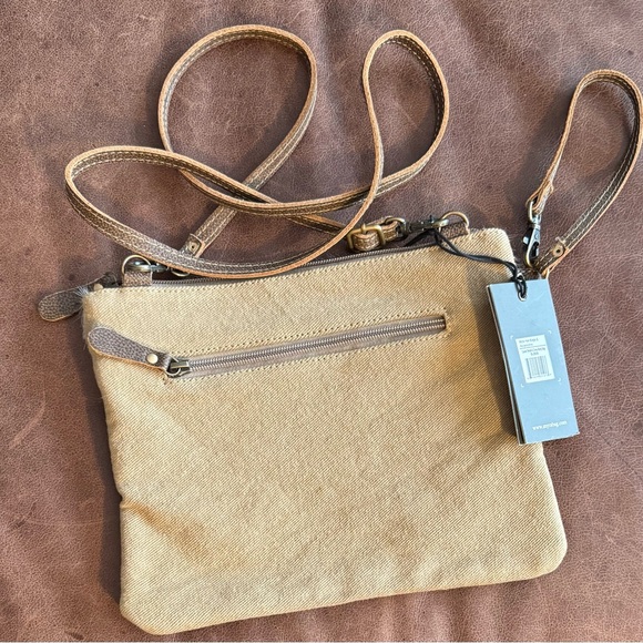 Myra Bag Pink and Cream Crossbody - Picture 2 of 4